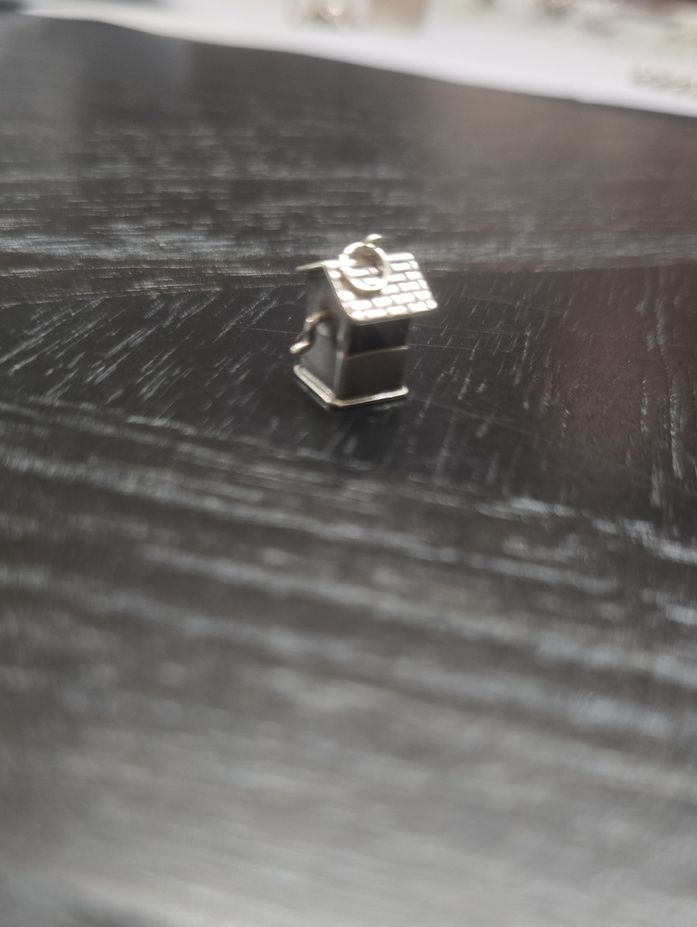 Silver Wishing Well Charm Pendant